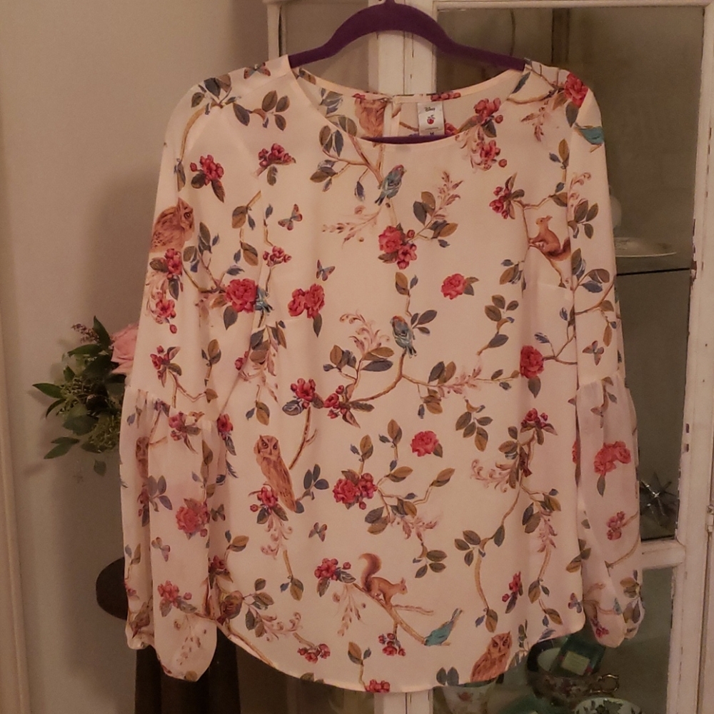 A cute shirt with a woodland animals theme